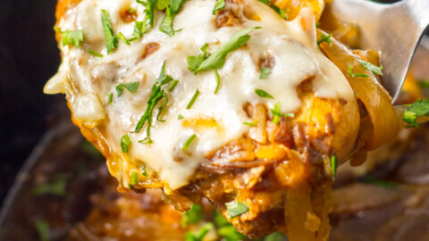 Crockpot French Onion Chicken