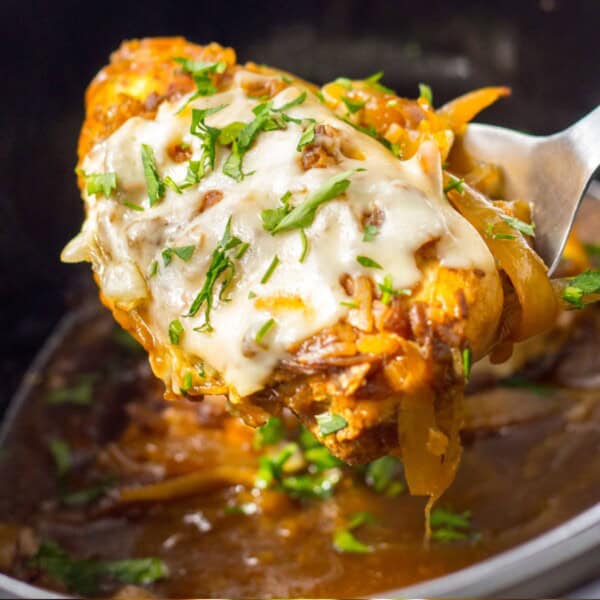 Crockpot French Onion Chicken feature