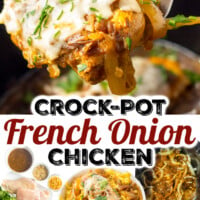 Crockpot French Onion Chicken pin