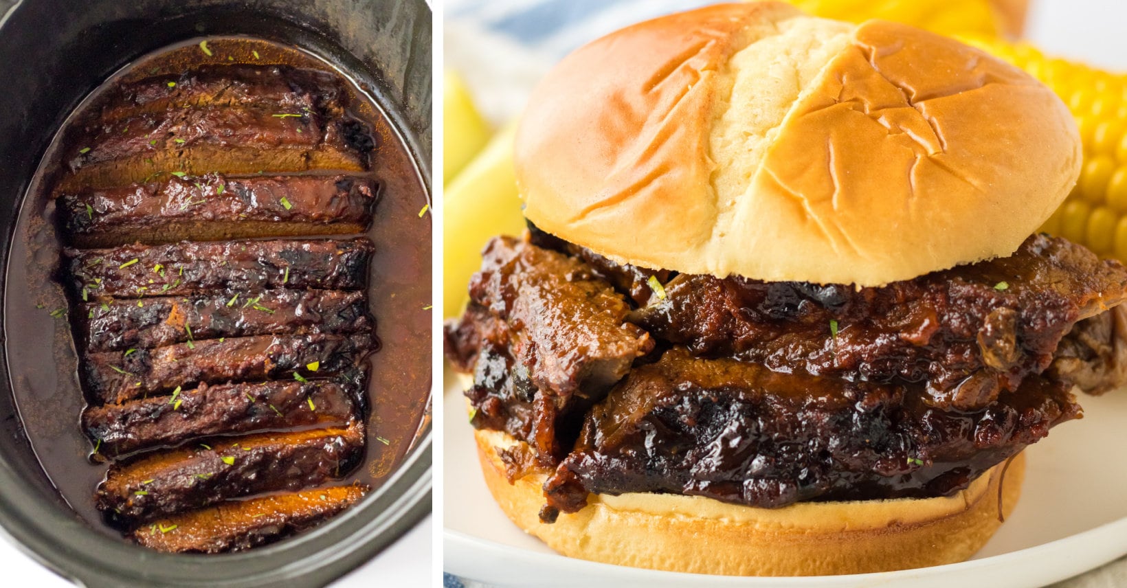 BEST Slow Cooker Brisket Recipe l Kitchen Fun With My 3 Sons