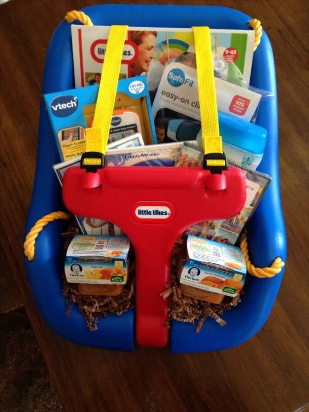 Baby Swing Basket...these are the BEST Easter Basket Ideas!