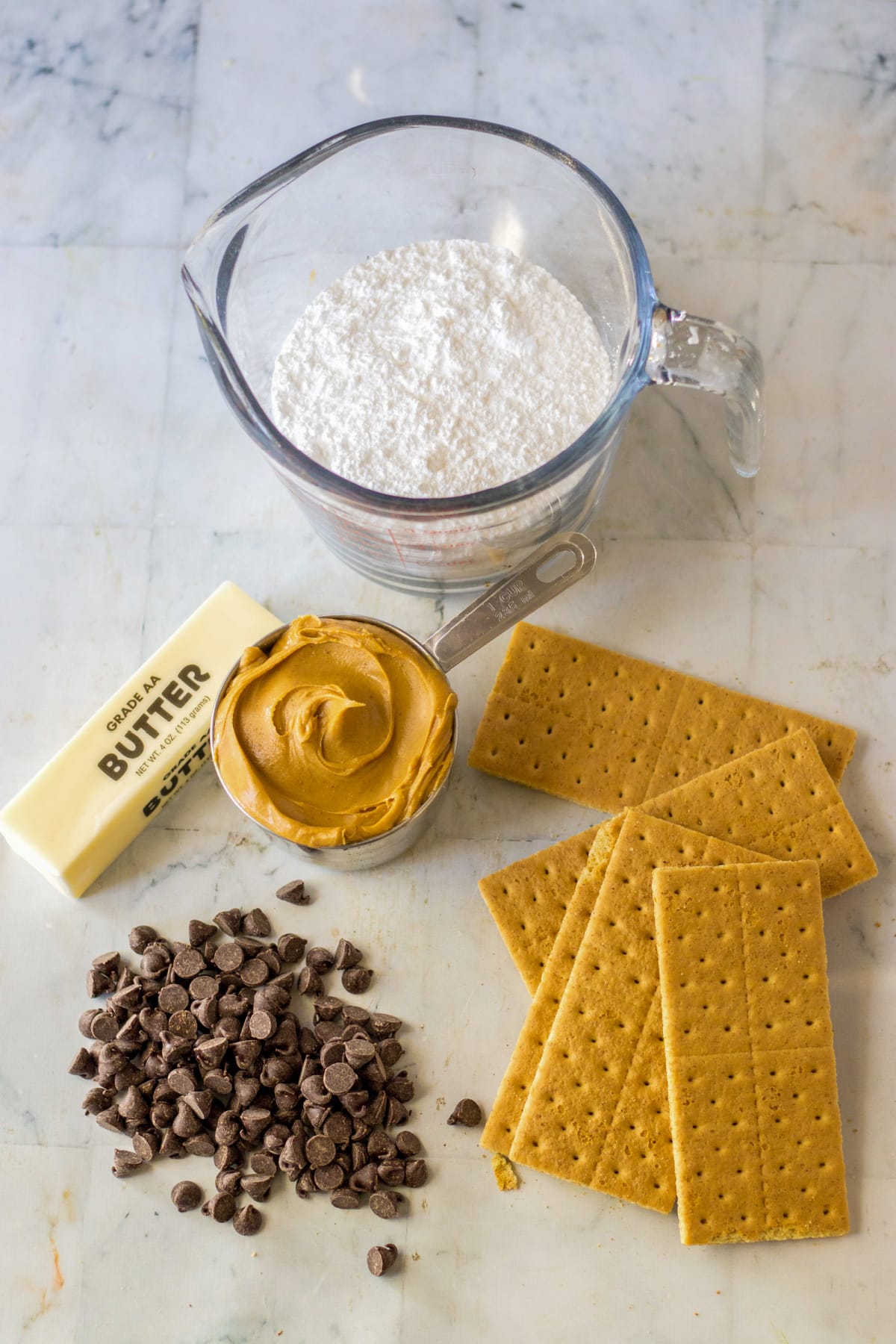 ingredients needed to make lunch lady peanut butter bars