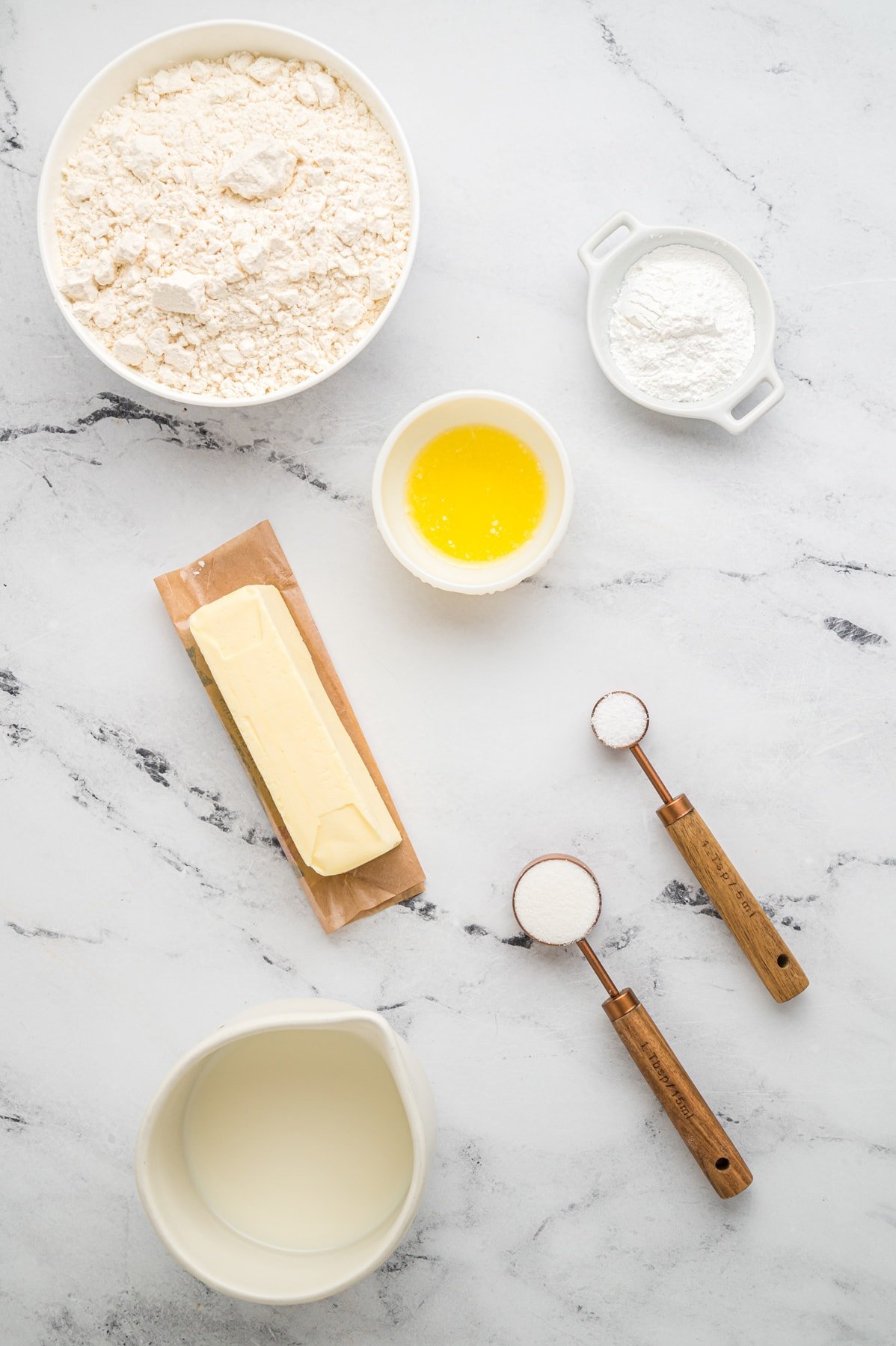 Easy homemade biscuit ingredients
