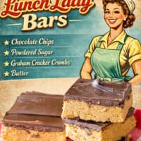 Lunch Lady Peanut Butter Bars pin