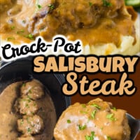 Slow Cooker Salisbury Steak pin