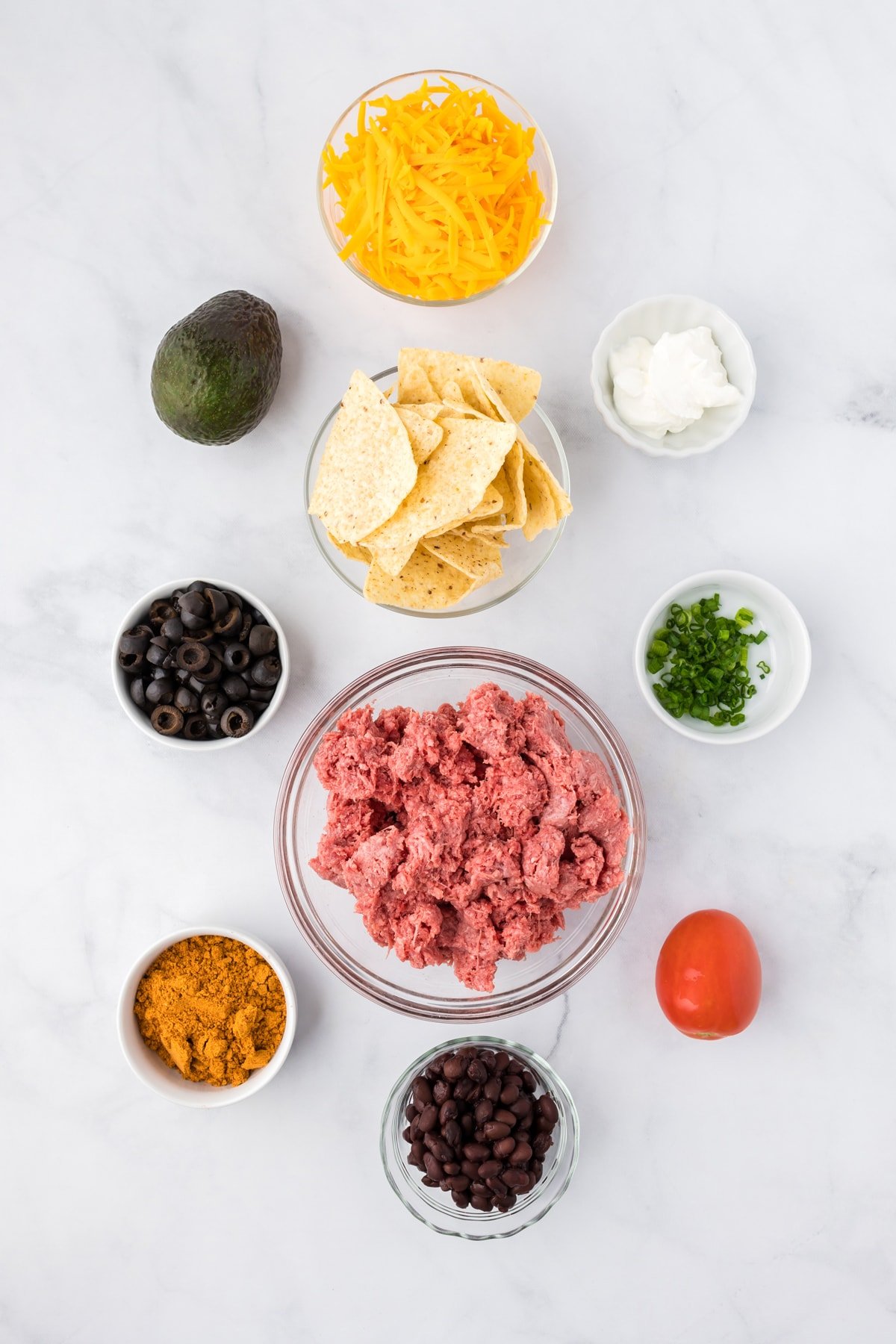 ingredients needed to make air fryer nachos