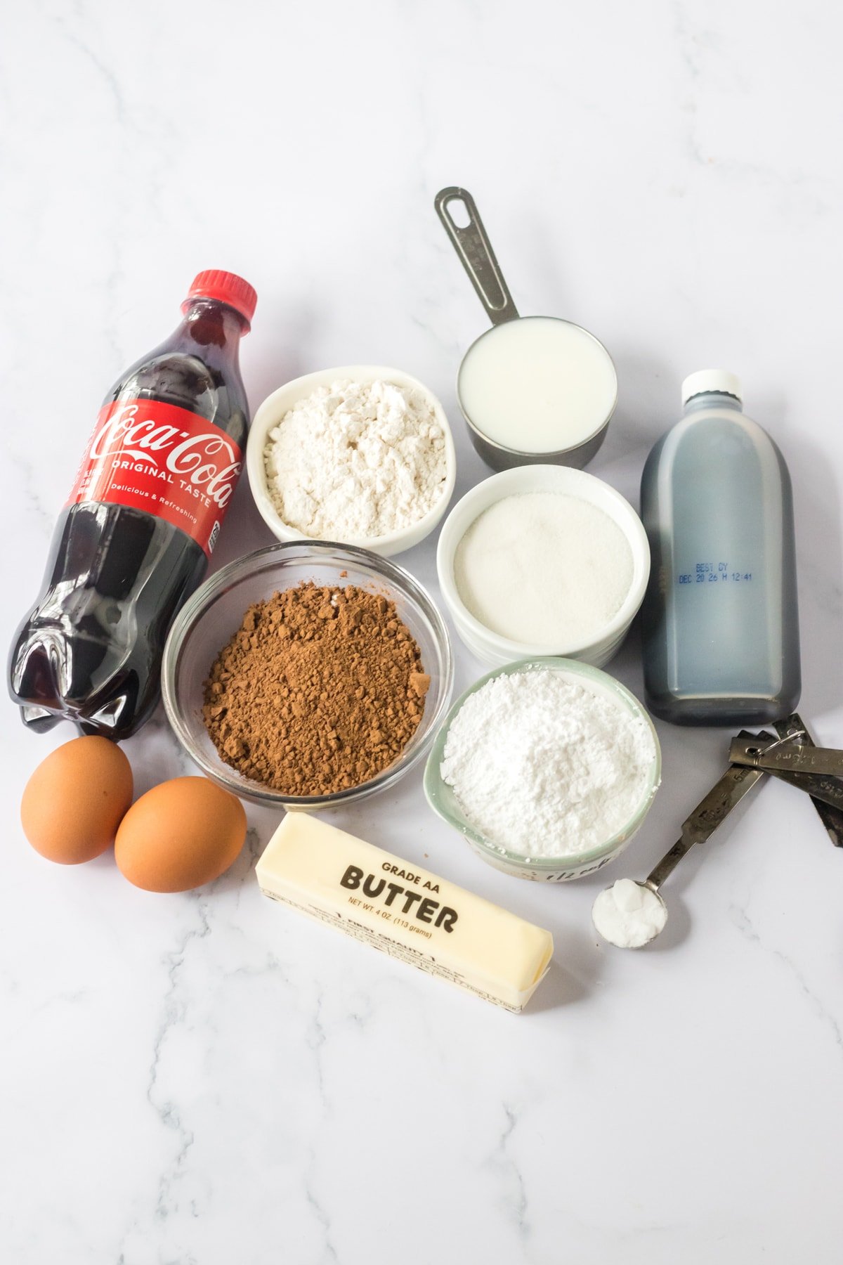 ingredients needed to make coca cola cake