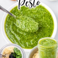 Homemade Pesto Recipe pin