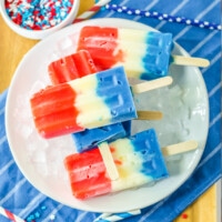 Red White and Blue Popsicles feature