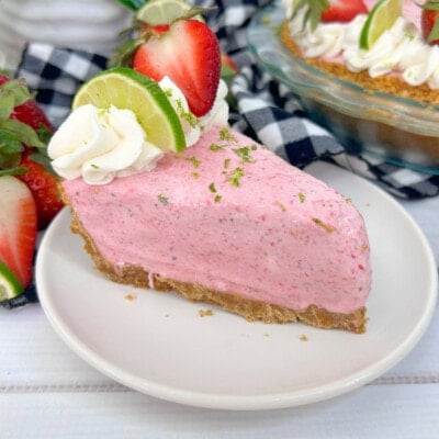 Strawberry Margarita Pie feature