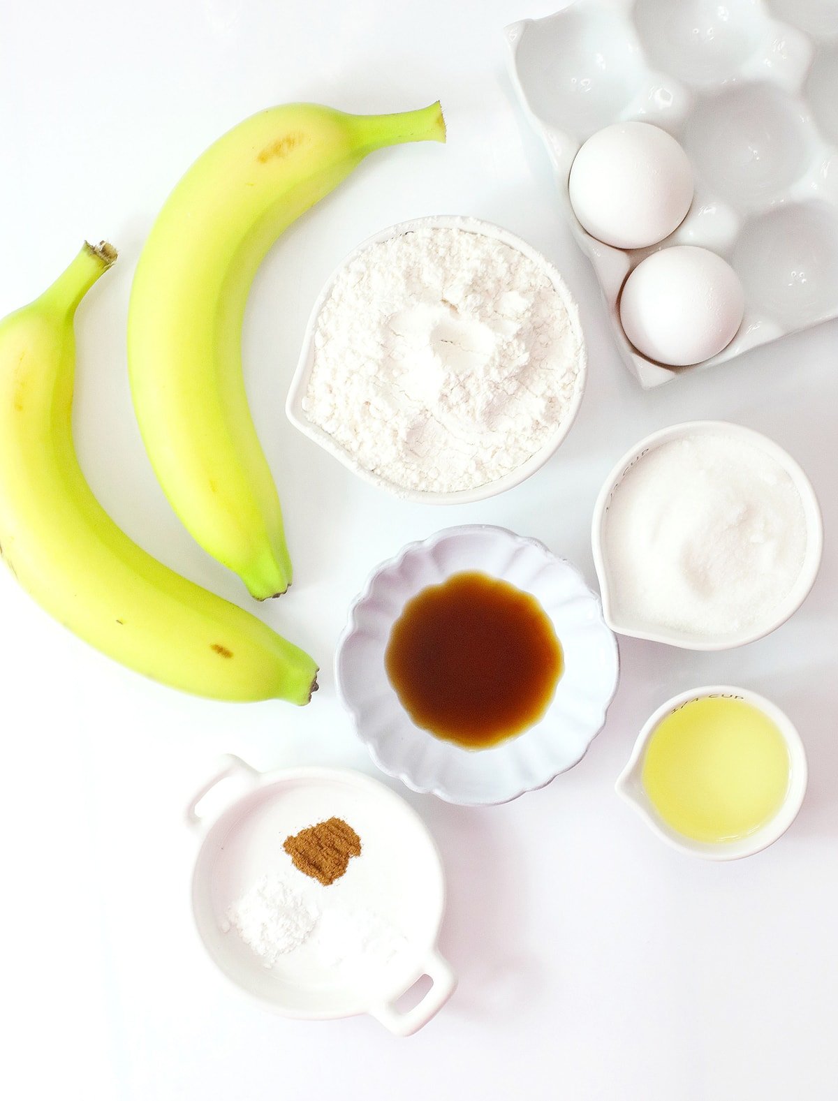 ingredients needed to make banana bars