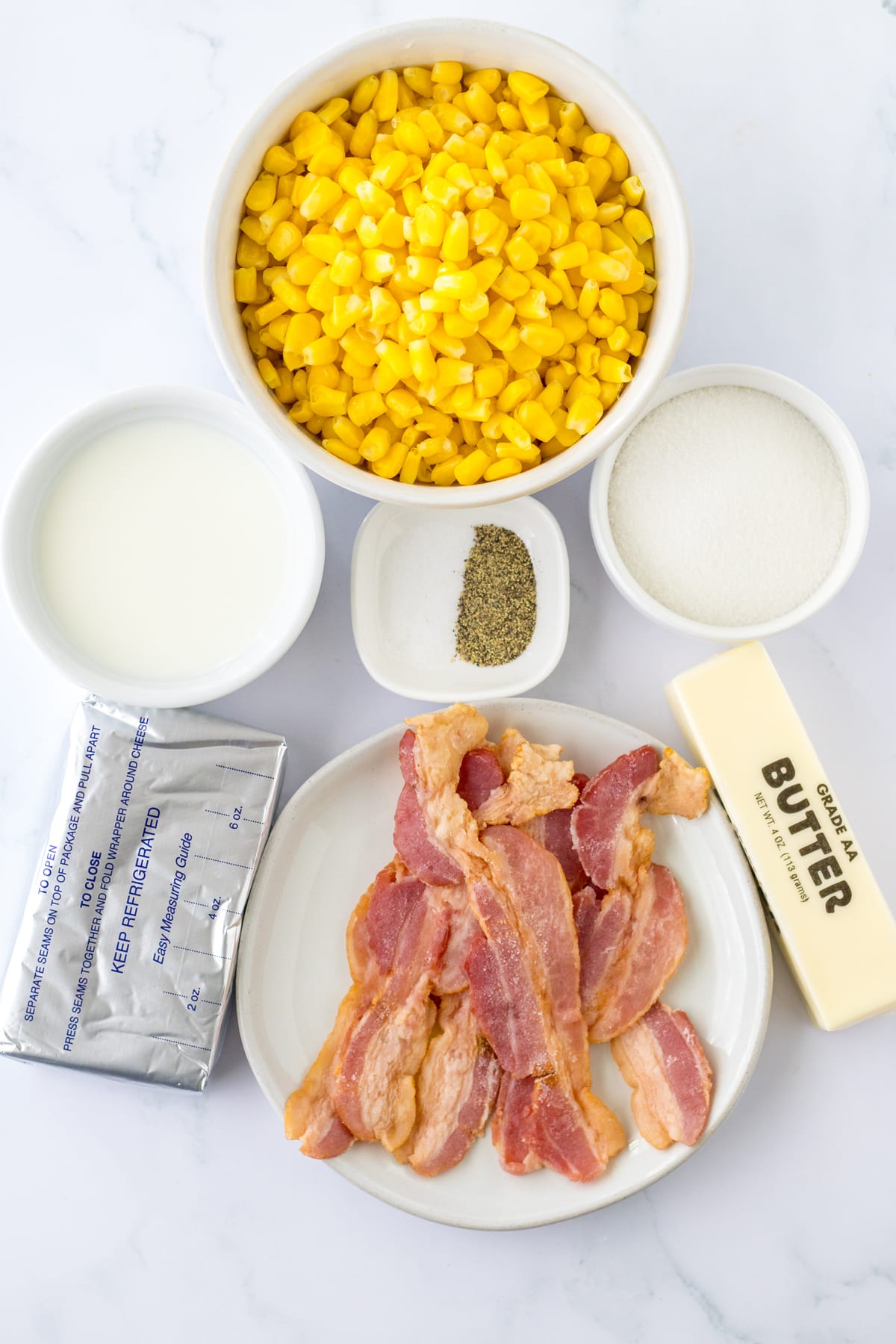 ingredients needed to make crock pot creamed corn