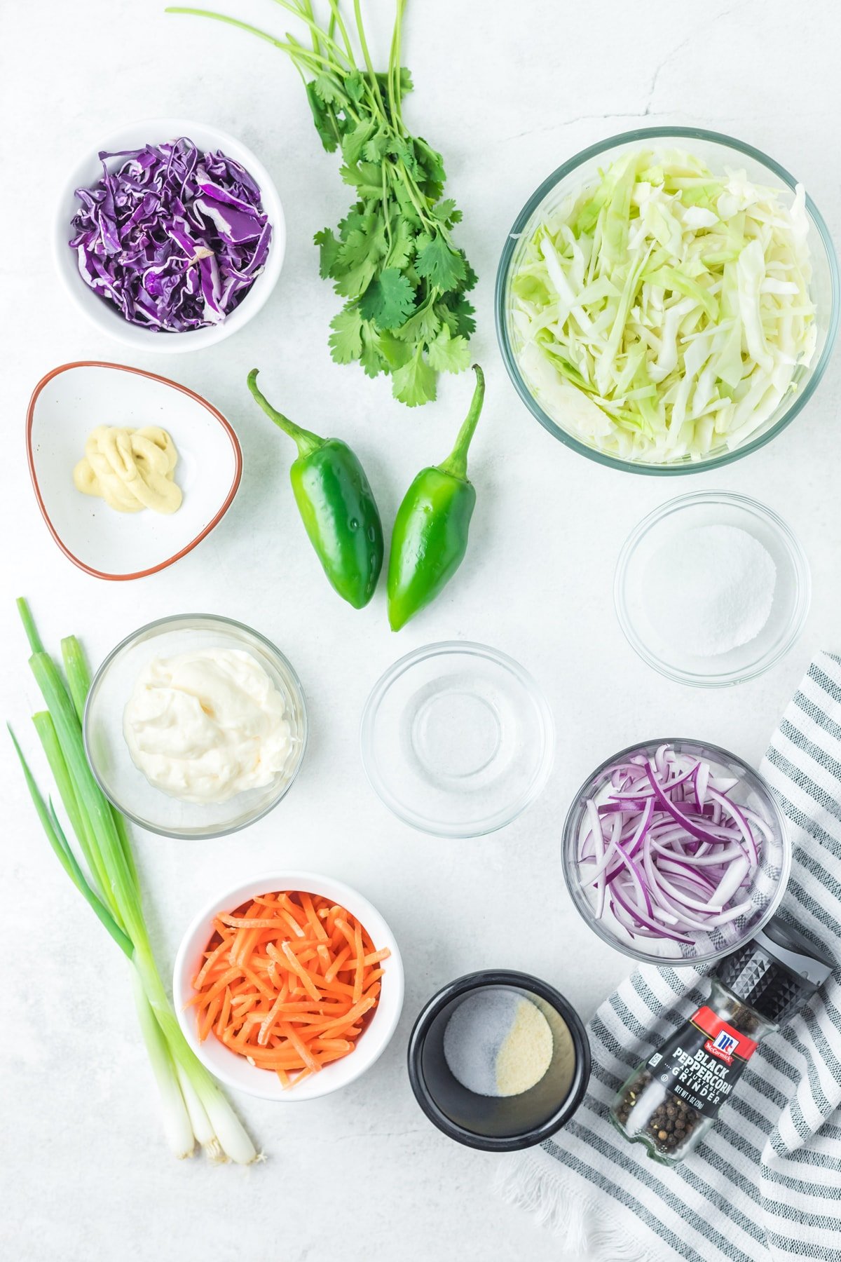 ingredients needed to make jalapeno coleslaw