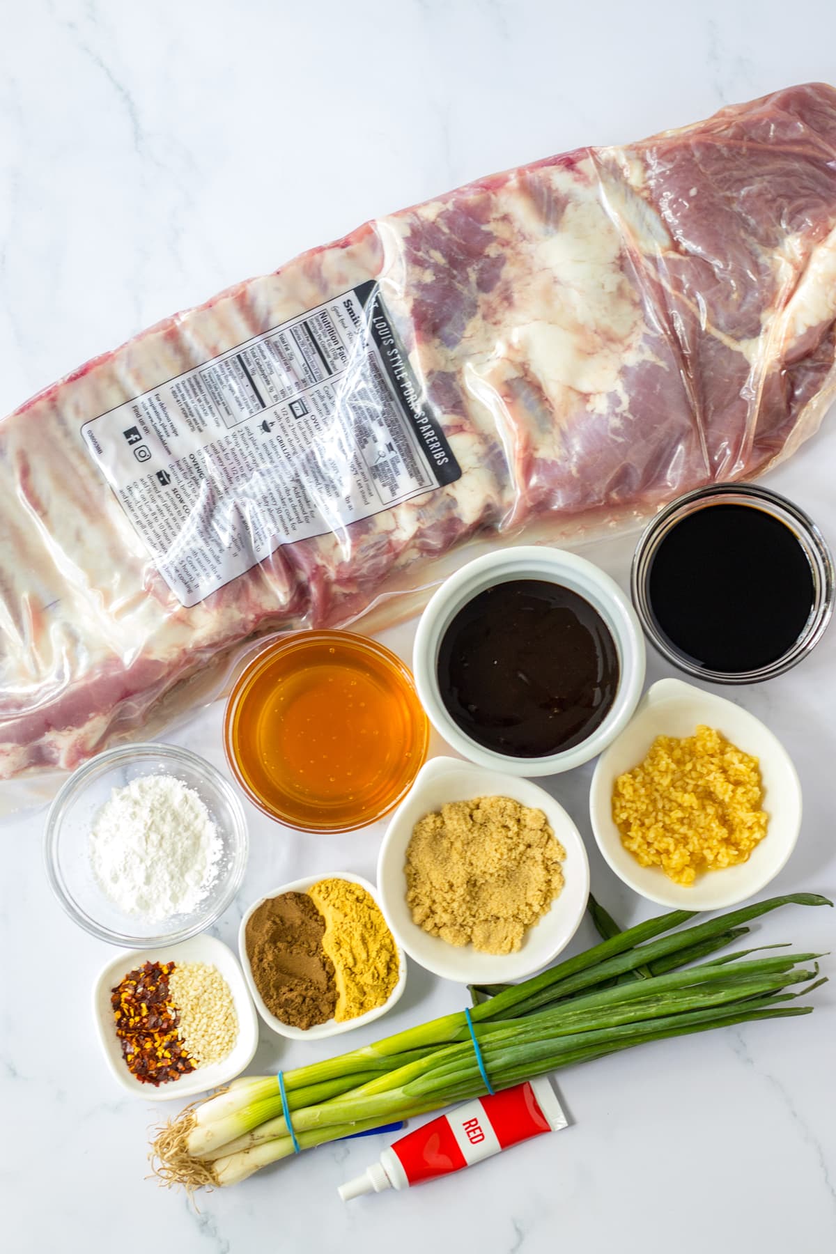 ingredients needed to make chinese spare ribs