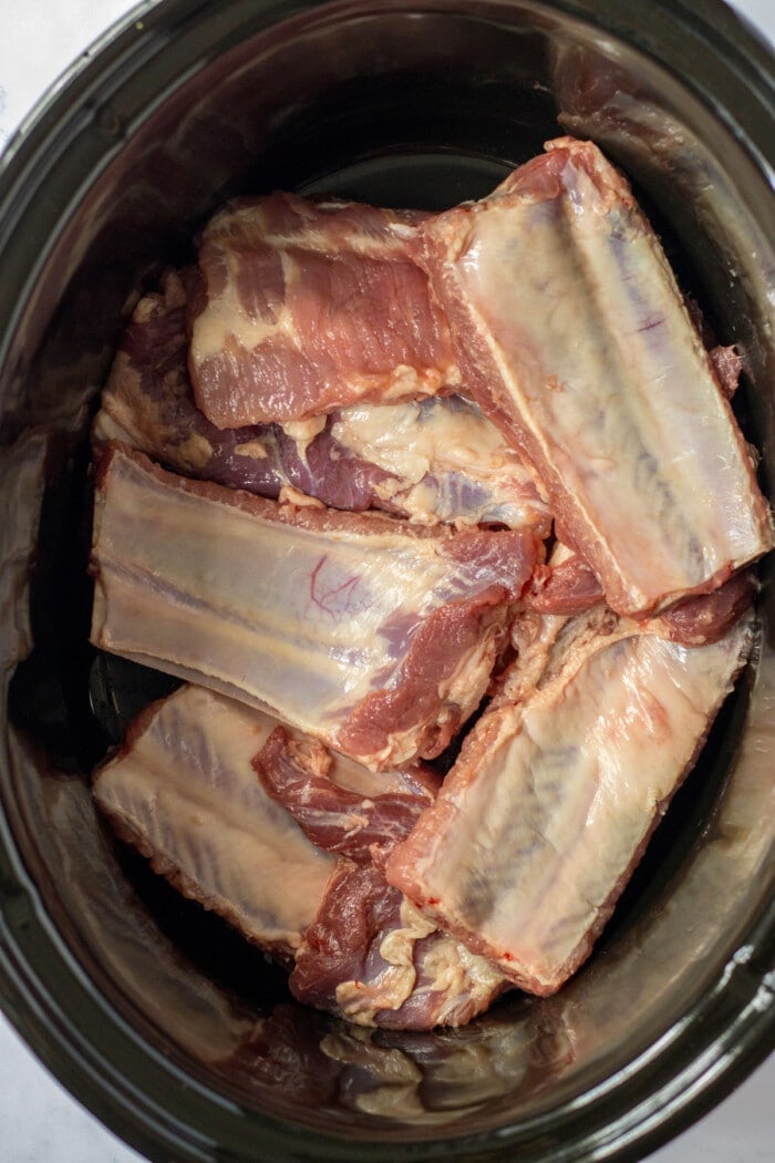 spare ribs in slow cooker