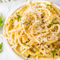 Lemon Garlic Pasta feature