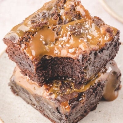 Salted Caramel Brownies feature