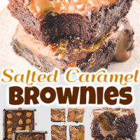 Salted Caramel Brownies pin