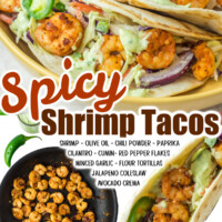 Spicy Shrimp Tacos pin
