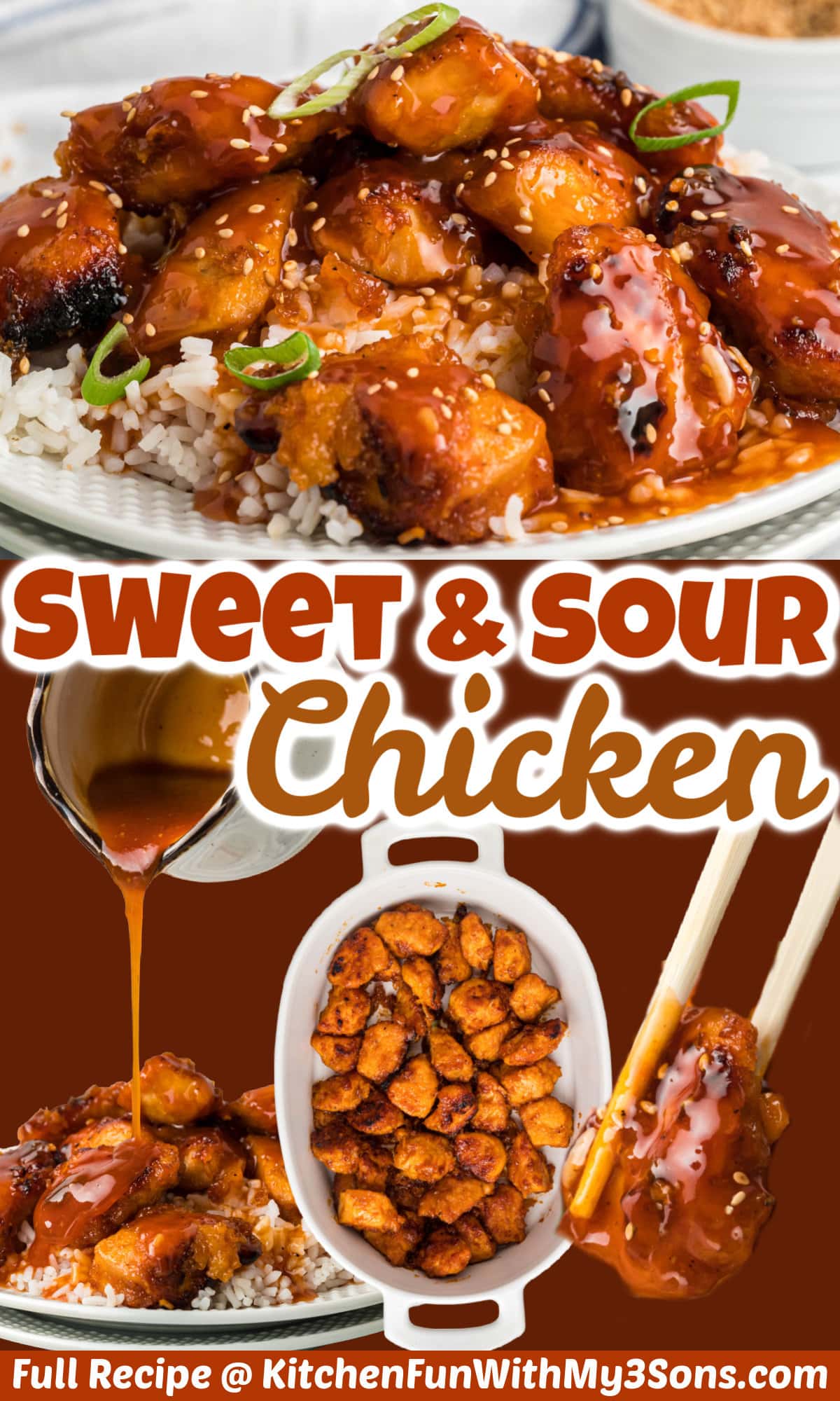 Easy sweet and sour chicken l kitchen fun with my 3 sons