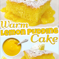 Warm Lemon Pudding Cake pin