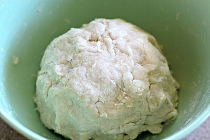 pie dough in a ball