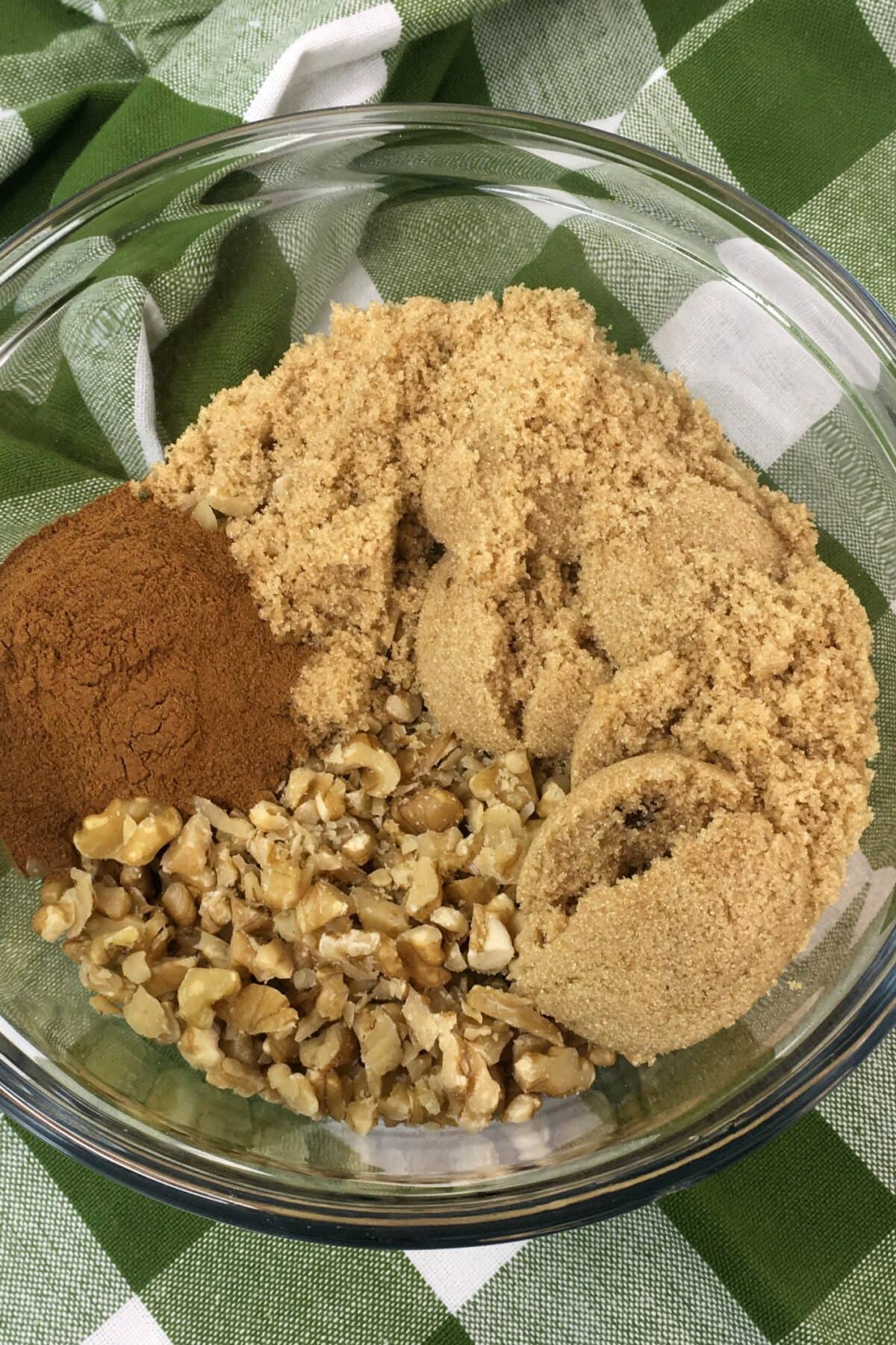 cinnamon swirl ingredients in a bowl