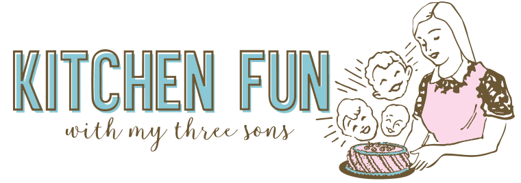 Kitchen Fun With My Three Sons logo