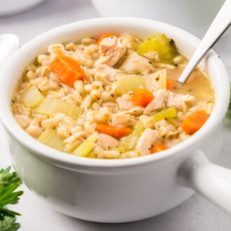 Chicken Barley Soup feature