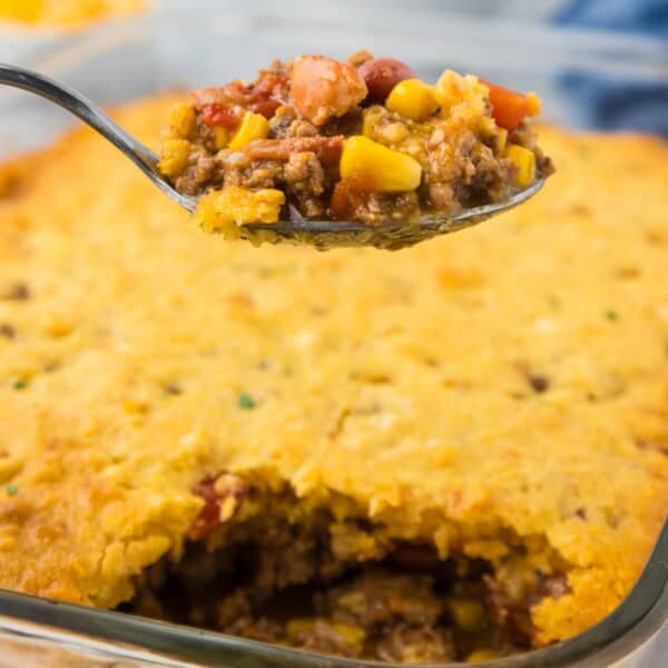 Cowboy Cornbread Casserole feature