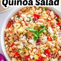 Mediterranean Quinoa Salad pin
