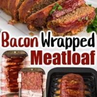 Bacon Wrapped Meatloaf pin
