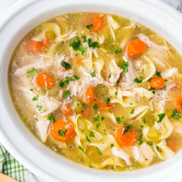 Crockpot Chicken Noodle Soup feature