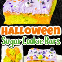 Halloween Sugar Cookie Bars pin