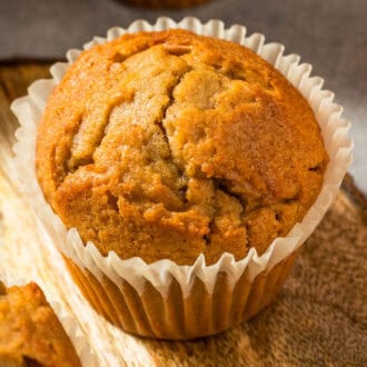 2 ingredient Pumpkin Muffins feature