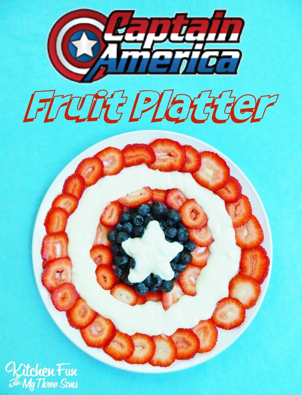 Captain America Fruit Platter