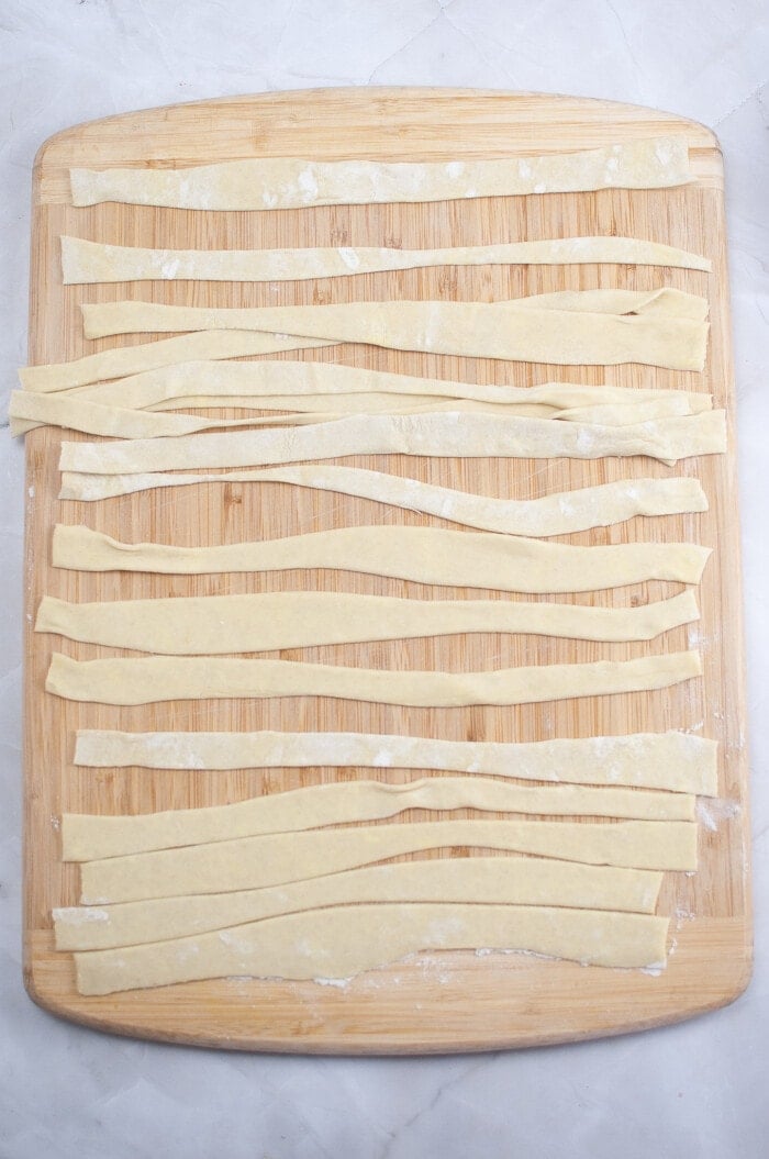 strips of pastry dough