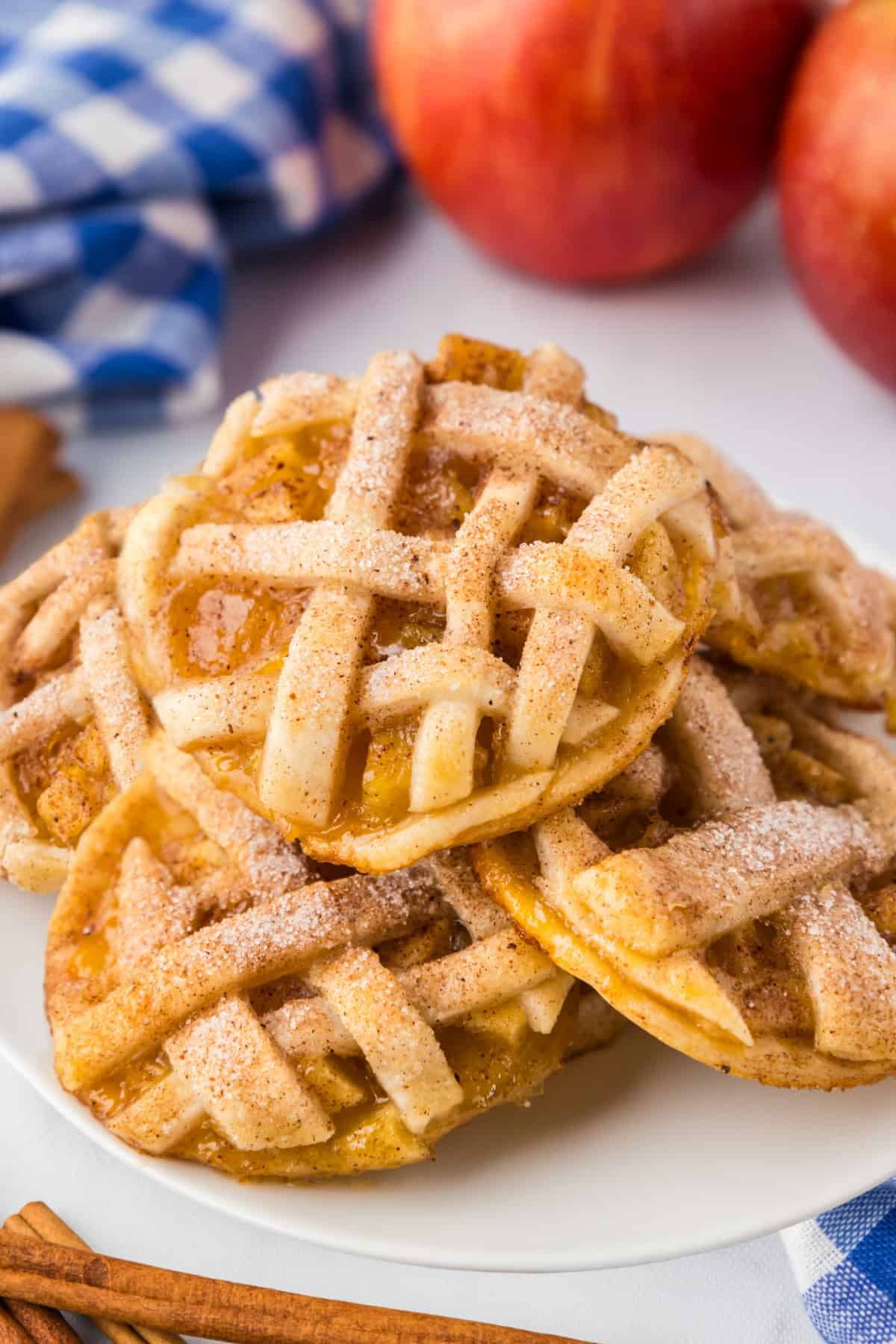 Apple Pie Cookies on a plate