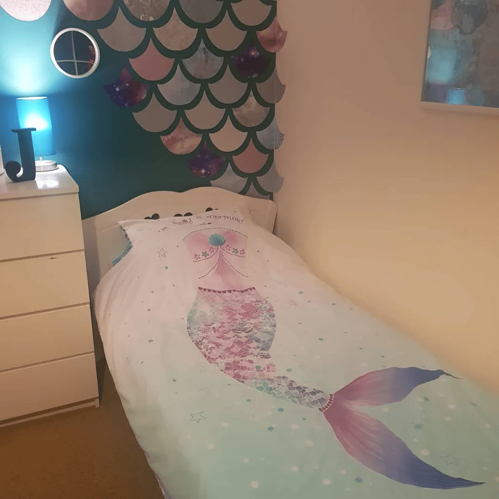 Mermaid themed wall decor