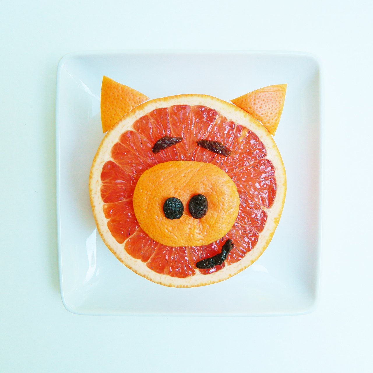 piggy grapefruit