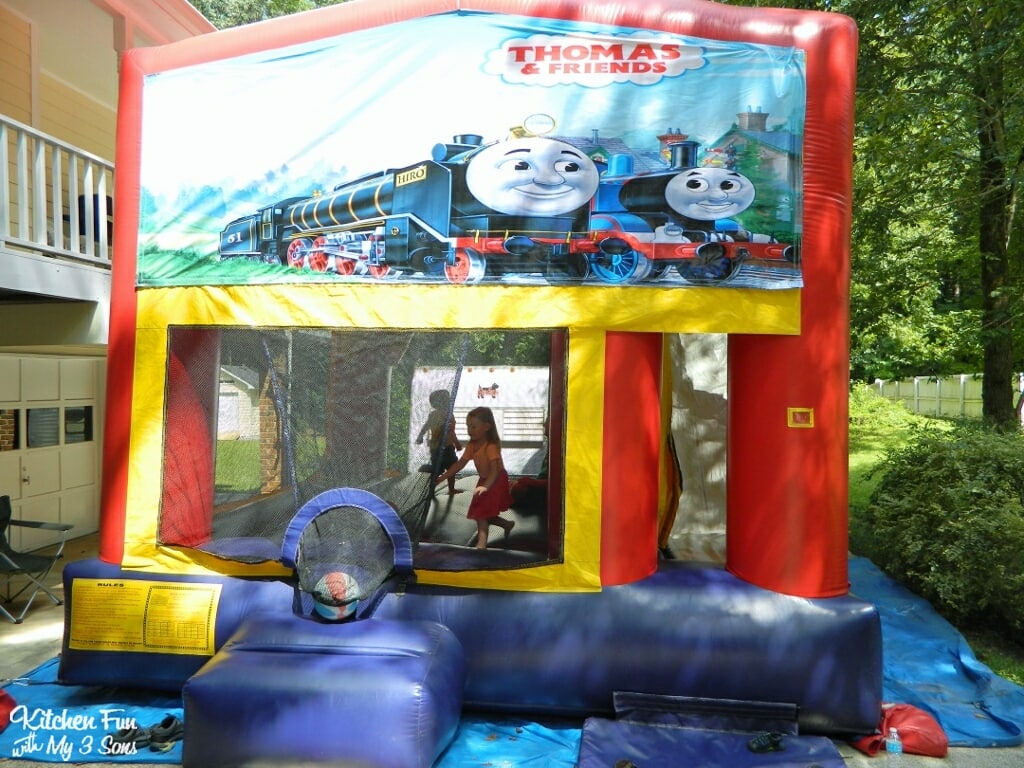 Thomas the train bounce house