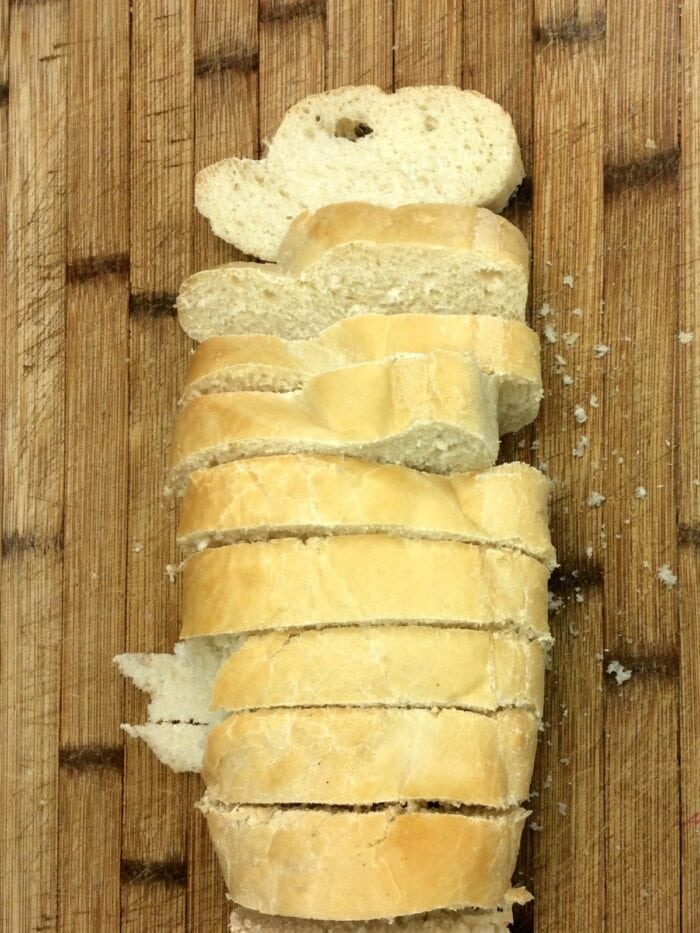 sliced French bread
