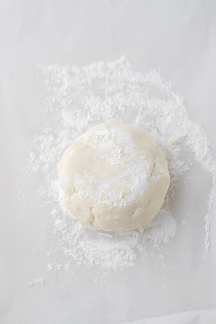 ball of potato candy dough