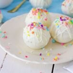 sugar cookie hot cocoa bombs