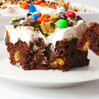 Monster Cookie Poke Cake feature