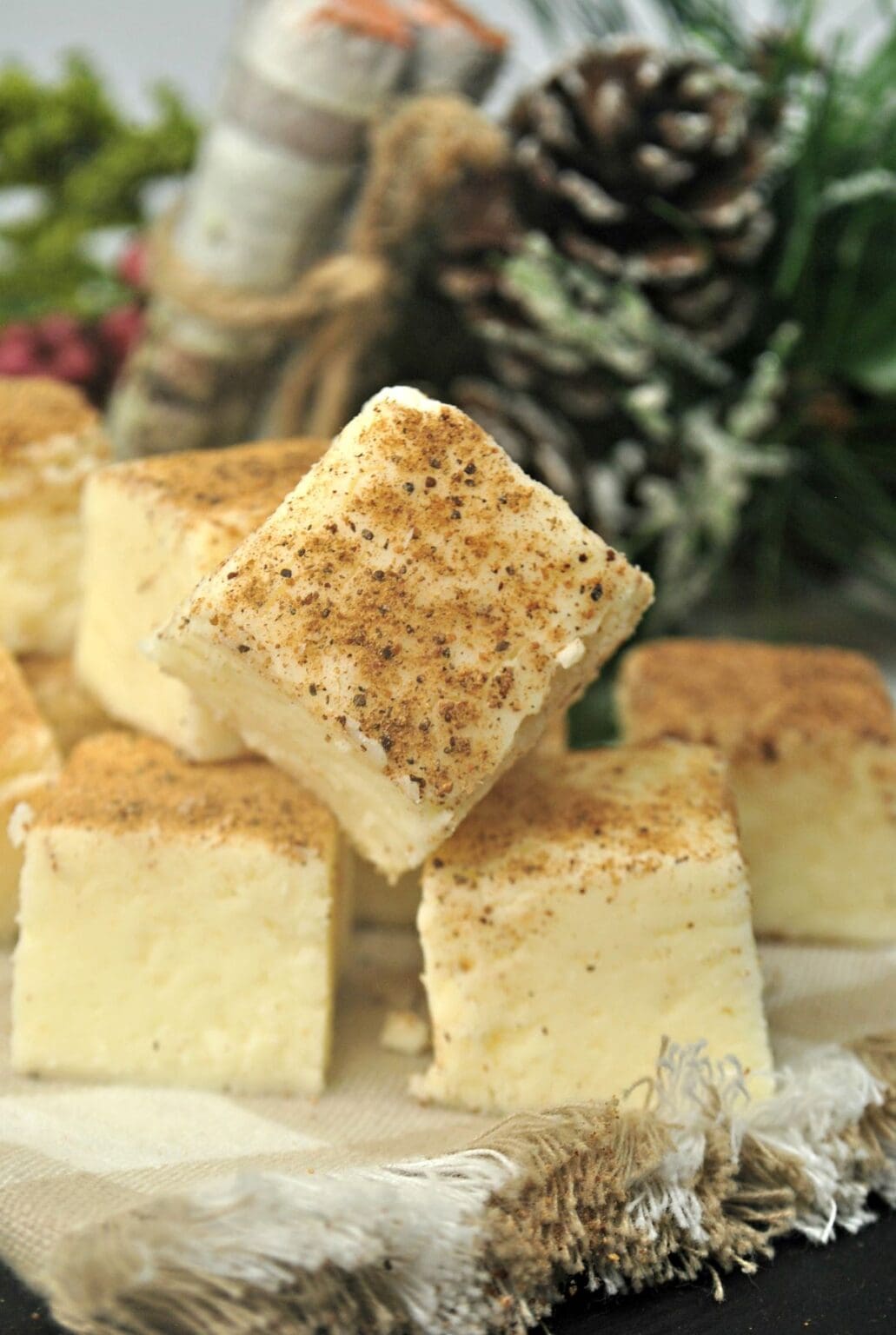 Eggnog Fudge Recipe | Kitchen Fun With My 3 Sons