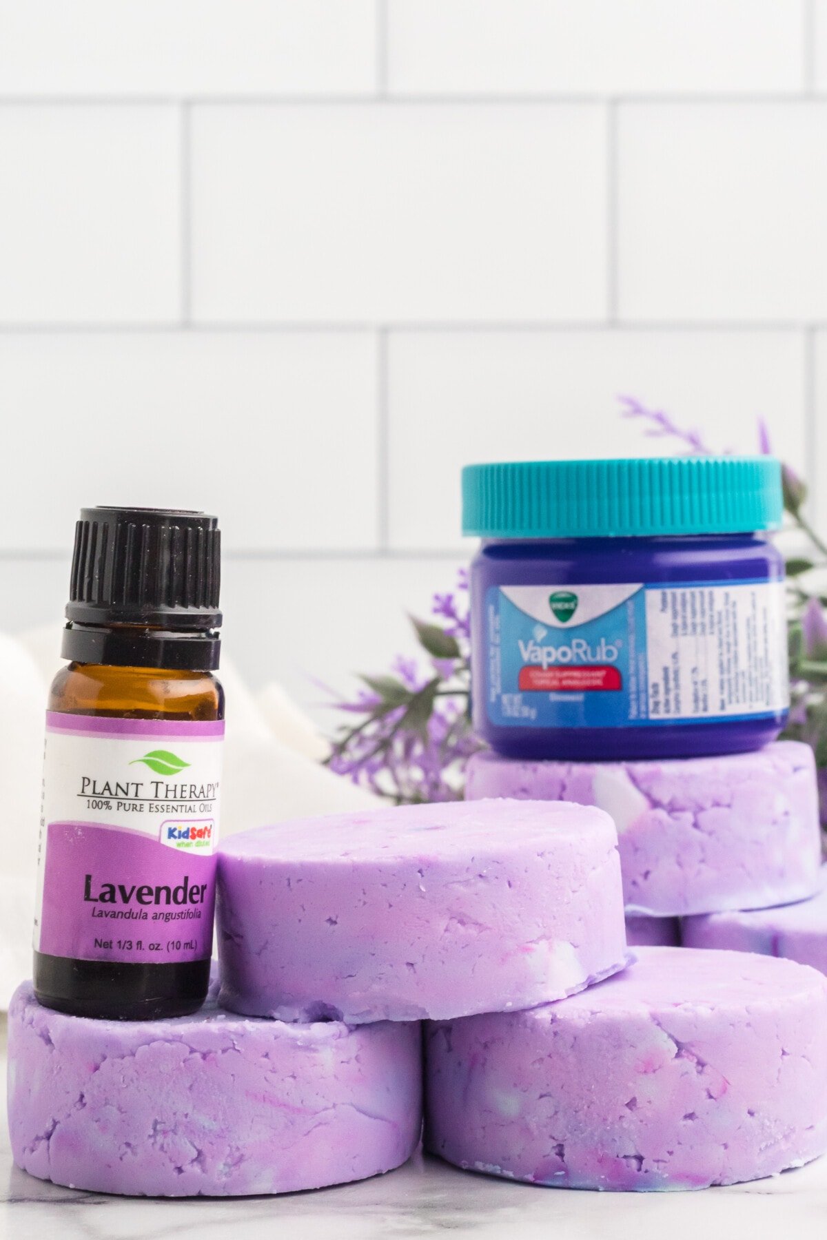 Lavender DIY Shower Steamers