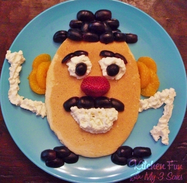 mr potato head pancake breakfast