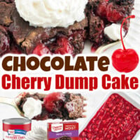 Chocolate Cherry Dump Cake pin