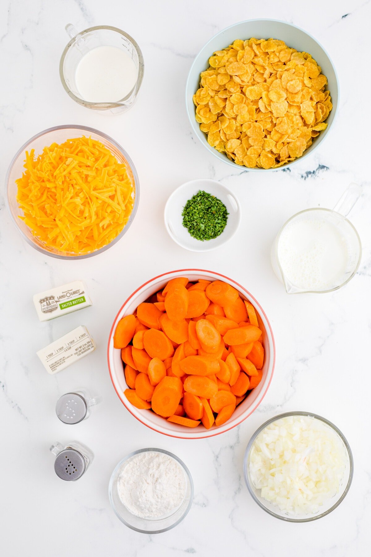 Carrot Casserole ingredients